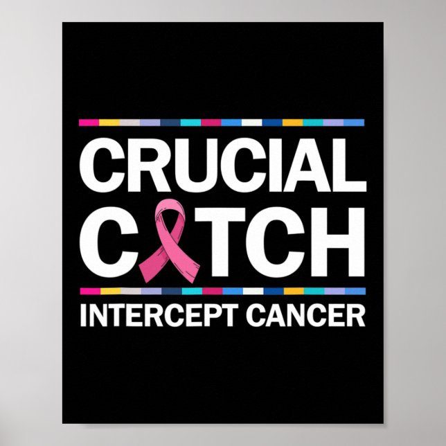 Affiche Un point crucial Intercept du cancer Cancer du sei (Devant)