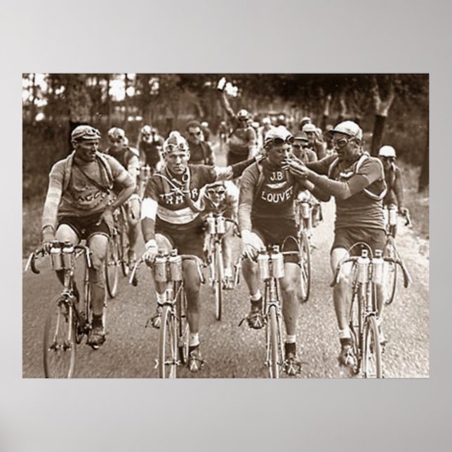 AFFICHE UN PORTRAIT INTIME DE LA TOUR DE FRANCE DES ANNÉES (Devant)