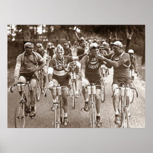 AFFICHE UN PORTRAIT INTIME DU TOUR DE FRANCE DES ANNEES 19