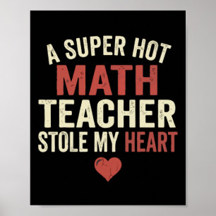 Affiche Un professeur de maths chaud m'a volé mon cœur pou