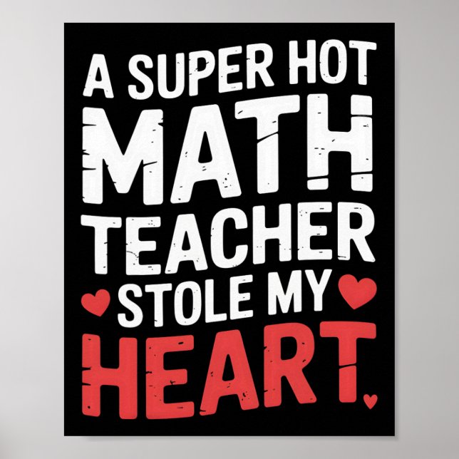 Affiche Un professeur de maths super sexy m'a volé mon cœu (Devant)