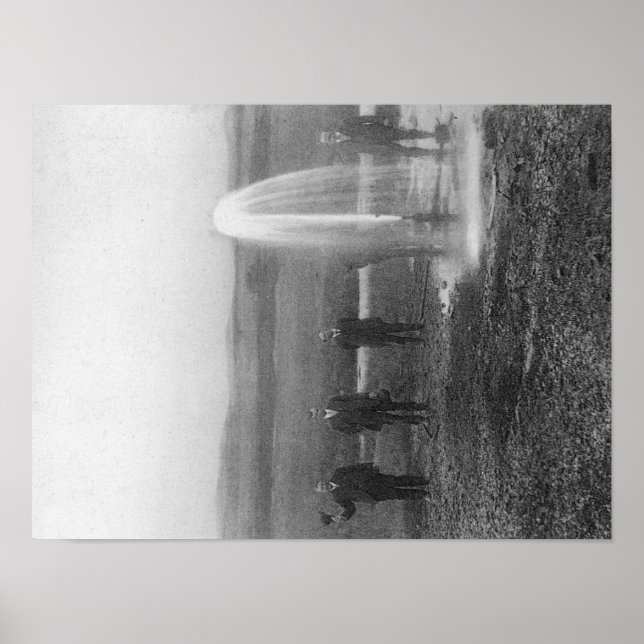 Affiche Un puits de coulée dans le bassin de JudithMontana (Devant)