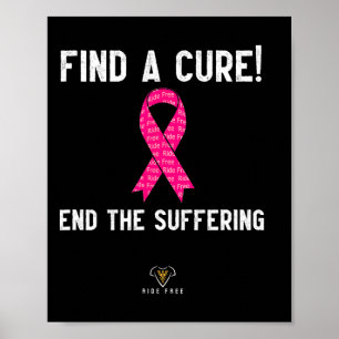 Affiche Un remède - Mettre fin à la souffrance - Le cancer