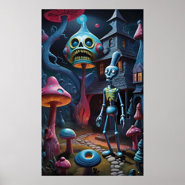 Affiche Un Repos À Groll Town - Ken Gage Art (Devant)