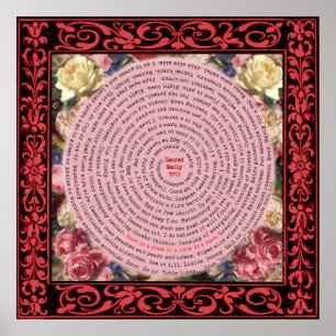 Affiche Un Rose Est Un Rose Est Un Rose