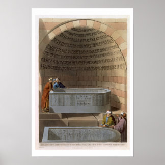 Affiche Un Sarcophage antique de Basaltes, appelé Lov