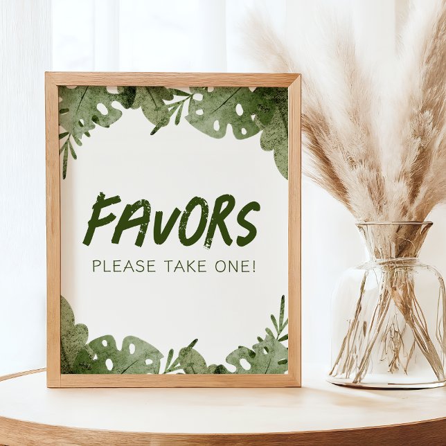 Affiche Un Sauvage Est Sur Le Chemin Safari Baby Favor Sig (Créateur téléchargé)