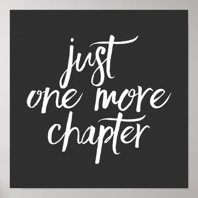 Affiche Un seul chapitre (Devant)