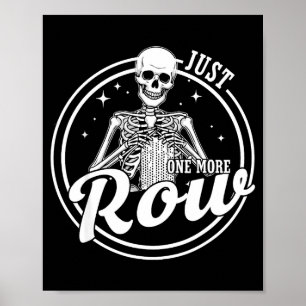 Affiche Un seul rang de plus Crochet Squelette Crochet Tri