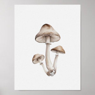 Affiche Un simple champignon