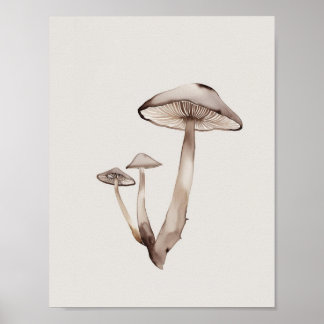 Affiche Un simple champignon