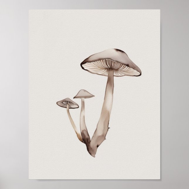 Affiche Un simple champignon (Devant)