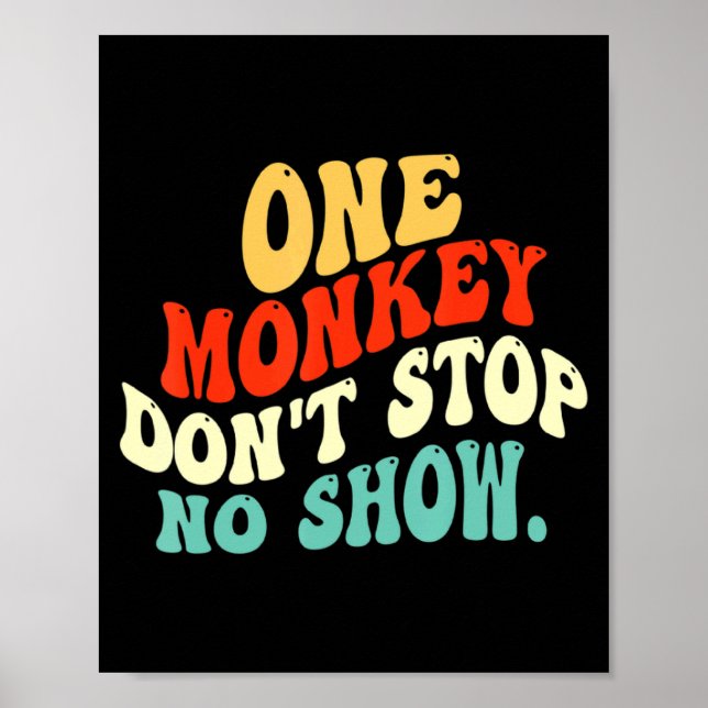 Affiche Un singe n'arrête pas le spectacle (Devant)