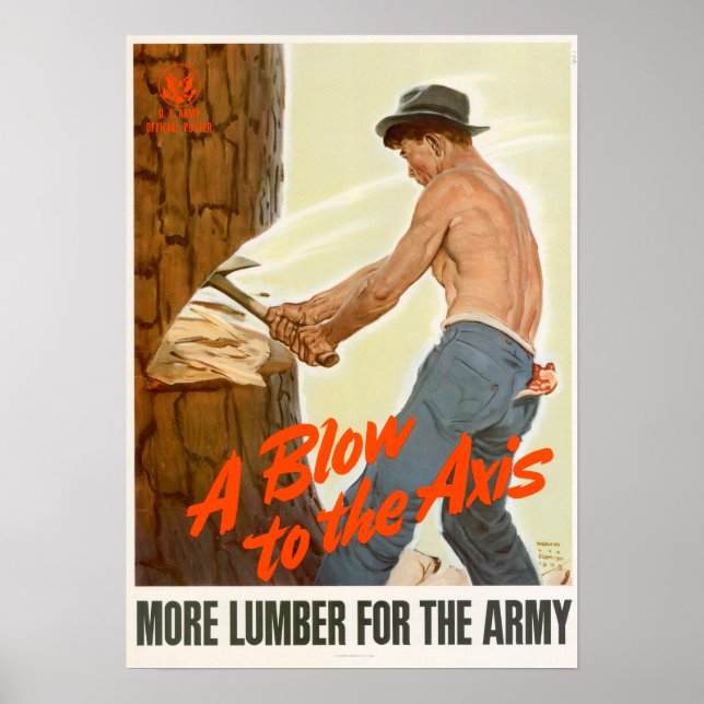 Affiche Un souffle 2ème guerre mondiale sur l'axe (Devant)