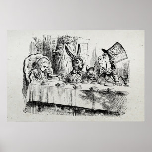 Affiche Un Tea-Party fou - Alice au pays des merveilles 18