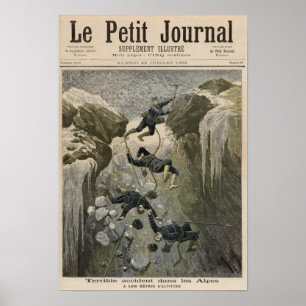 Affiche Un terrible accident dans les Alpes