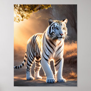 Affiche Un tigre blanc