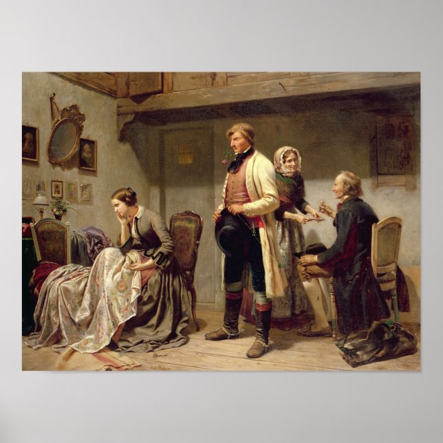 Affiche Un toast au couple engagé (Devant)