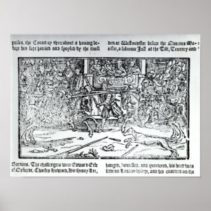 Affiche Un tournoi de jousting