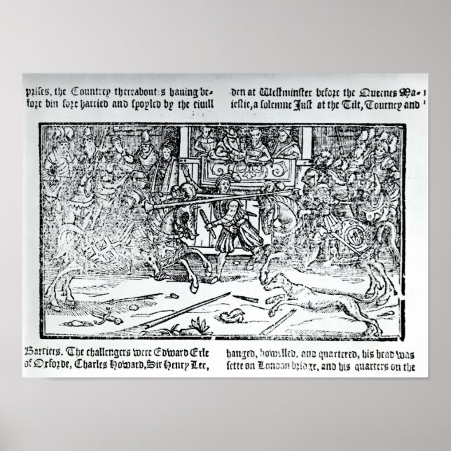 Affiche Un tournoi de jousting (Devant)