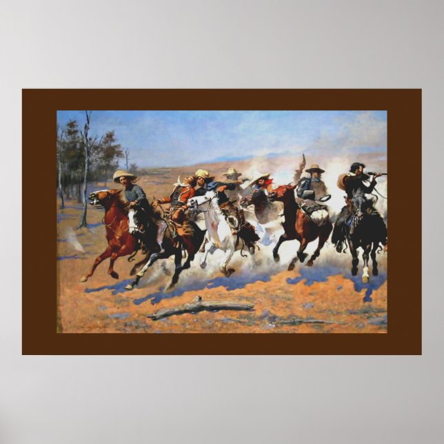 Affiche Un trait pour le bois par Remington, (Devant)