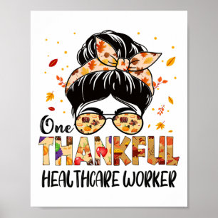 Affiche Un Travailleur De La Santé Un Remerciement Thanksg