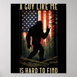 Affiche Un type comme moi est difficile à trouver Bigfoot