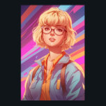 Affiche Un Vaporwave Hottie Nerdy Girl<br><div class="desc">OEuvre murale et décoration : Une fille nerdy Vaporwave Hottie L'art et la décoration murale avec une "fille nerdie Vaporwave Hottie" est une pièce vibrante et attrayante qui combine des éléments de l'esthétique des ondes de vapeur avec une touche de charme nerveux. Il capture l'essence d'une jeune femme moderne, confiante...</div>