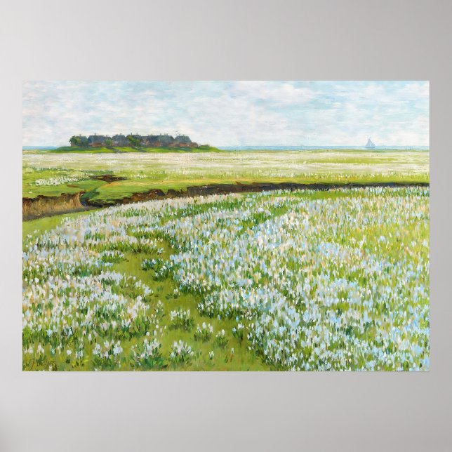 Affiche Un vaste paysage estival - Jacob Alberts (Devant)