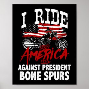 Affiche Un Vélo Anti-Trump Résiste Contre Le Président Bon