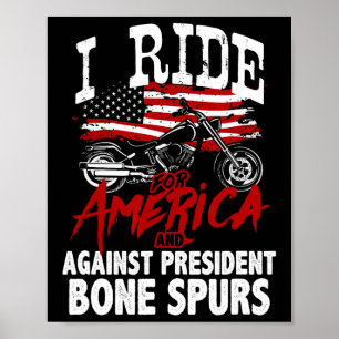 Affiche Un Vélo Anti-Trump Résiste Contre Le Président Bon