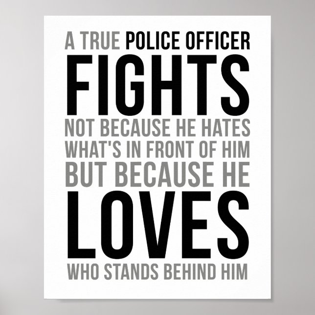 Affiche Un véritable policier se bat (Devant)
