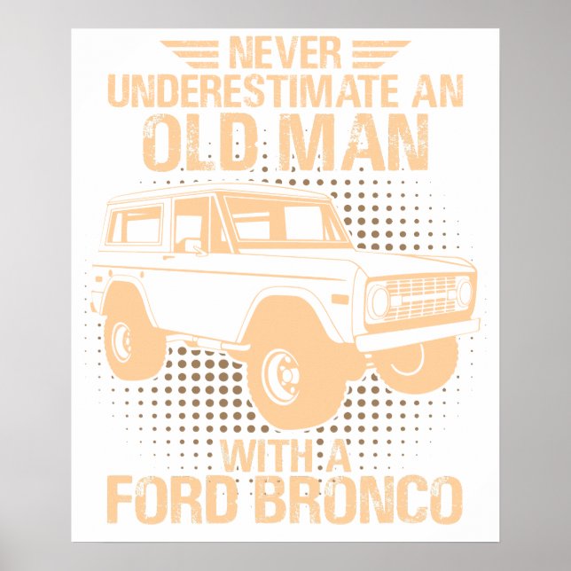 Affiche Un vieux Ford Bronco (Devant)