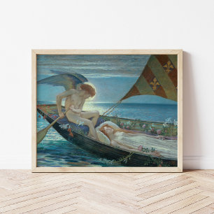 Affiche Un voyage de rêve   Walter Crane