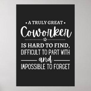 Affiche Un vrai grand collègue