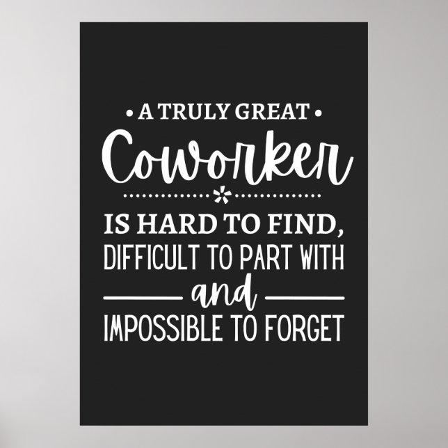 Affiche Un vrai grand collègue (Devant)