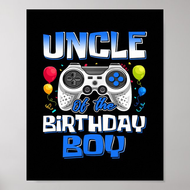 Affiche Uncle of the Birthday Boy Matching jeu vidéo (Devant)