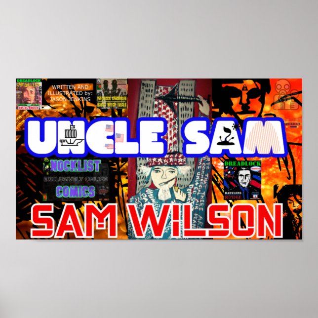 AFFICHE UNCLE SAM - SAM WILSON (Devant)