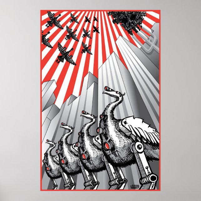 Affiche Under Surveillance Colossal Print (Devant)