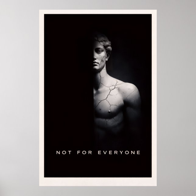 Affiche Underrated Minimalist – Motivational Silent Power (Devant)