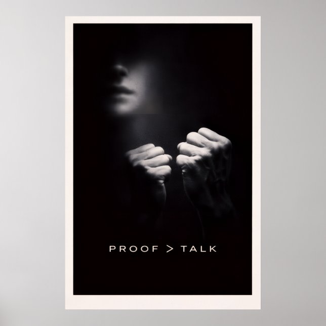 Affiche Underrated Minimalist - Motivational Silent Power (Devant)