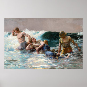 Affiche Undertow Winslow Homer