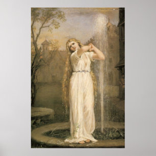 Affiche UNDiNE, by John William Waterhouse, 1872