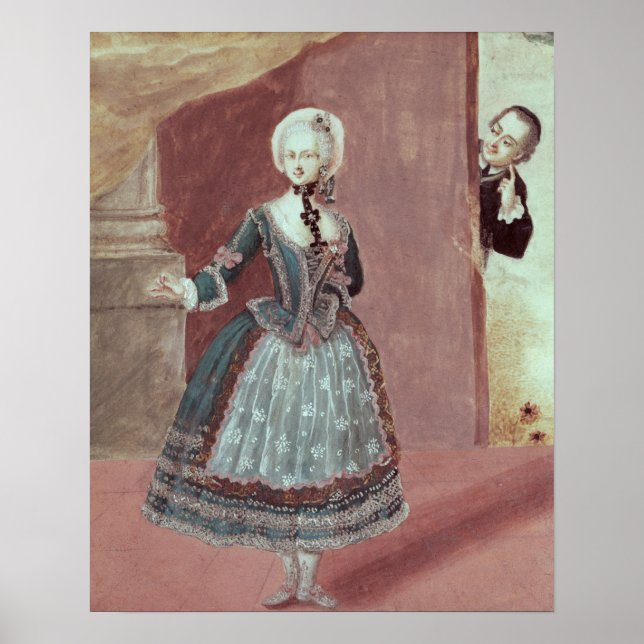 Affiche Une actrice au rôle de Rosine (Devant)