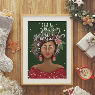 Affiche Une Américaine Africaine Juste Une Fille Qui Aime 