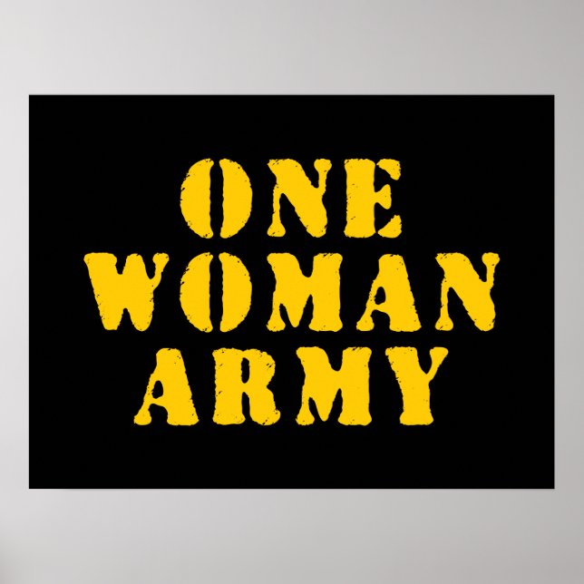 AFFICHE UNE ARMÉE À UNE FEMME (Devant)