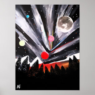 Affiche Une autre peinture de monde par Alfred Fox