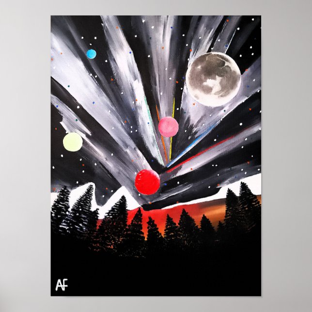 Affiche Une autre peinture de monde par Alfred Fox (Devant)