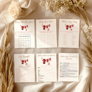 Affiche Une Baby Shower Petite Fête pour Bébé Jeu de Baby 