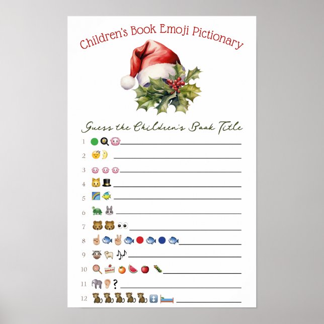 Affiche Une Baby Shower pour un Petit Bébé Joyeux Jeu de B (Devant)